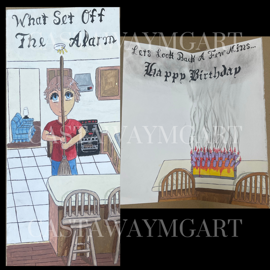 Smoke Detector (birthday card)