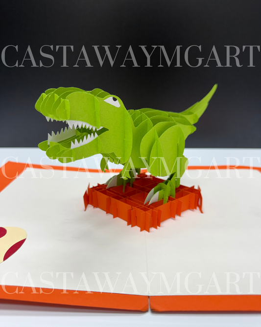 "Dinosaur" Pop-up Card